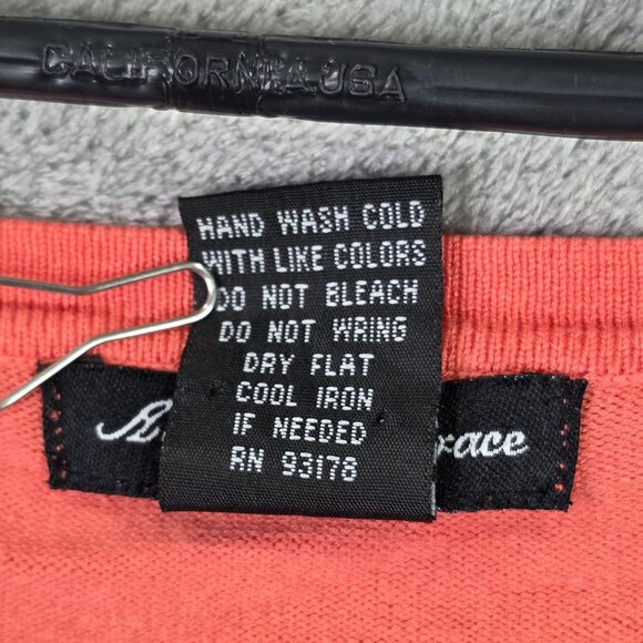 Womens Audrey & Grace Coral Cardigan Floral Detail Button Up Silk Blend Size XL - Picture 8 of 8